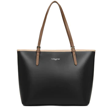 LANCASTER grand sac cabas épaule smooth