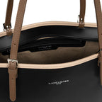 LANCASTER grand sac cabas épaule smooth
