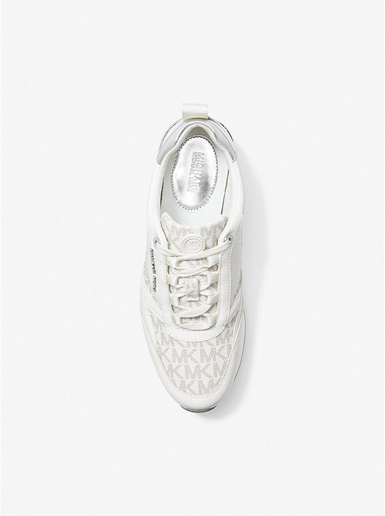 MICHAEL KORS Basket Allie Stride en cuir à logo