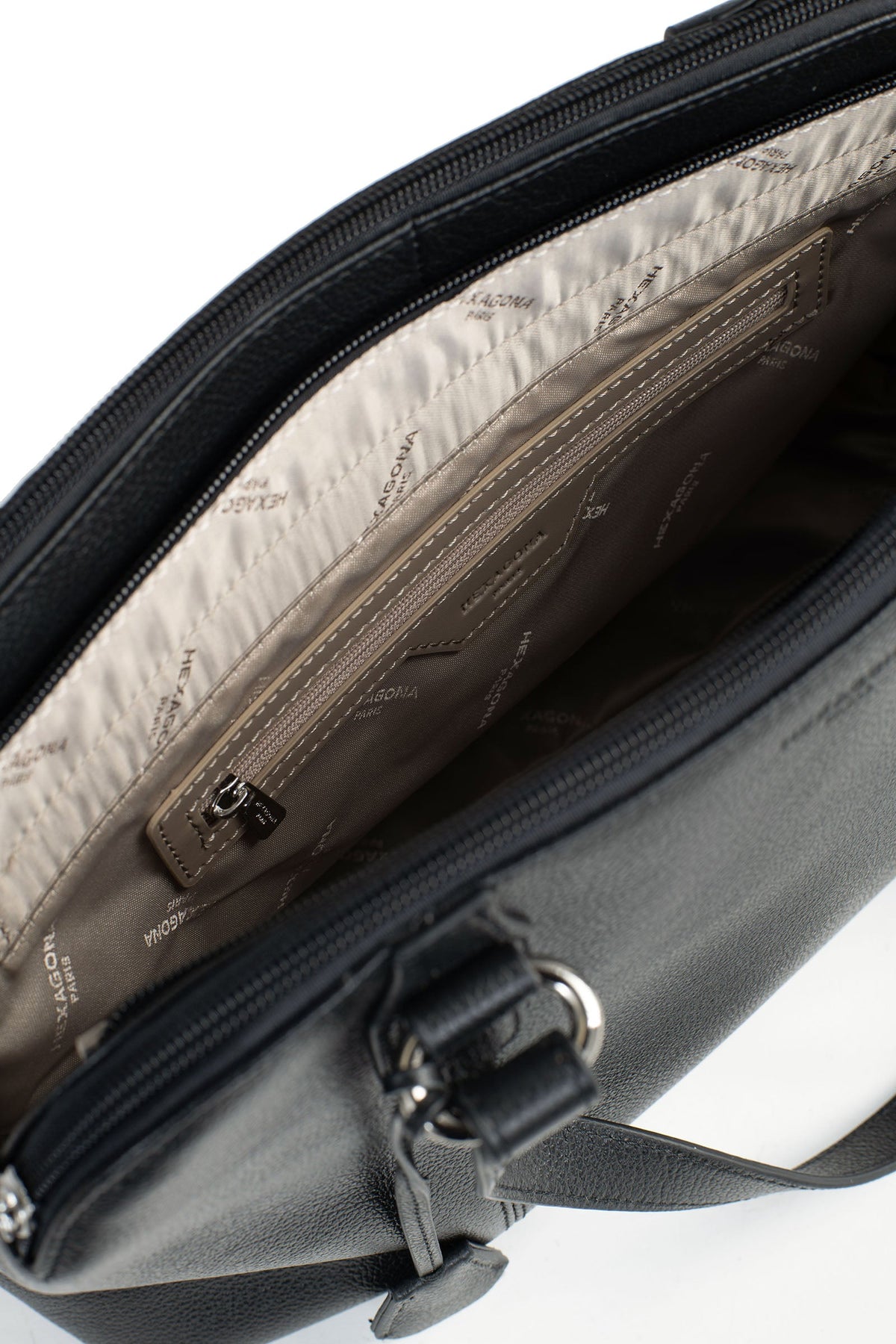 Noir - HEXAGONA Sac porté épaule 2 anses Confort