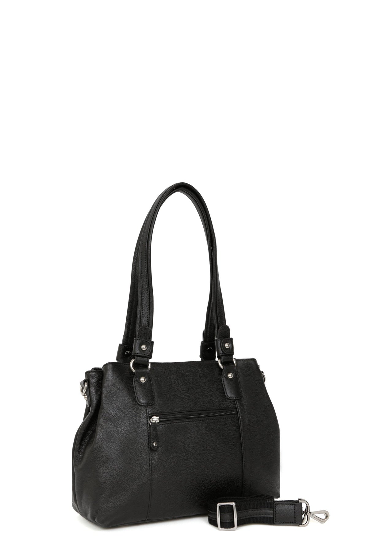 Noir - HEXAGONA Sac porté épaule 2 anses Confort