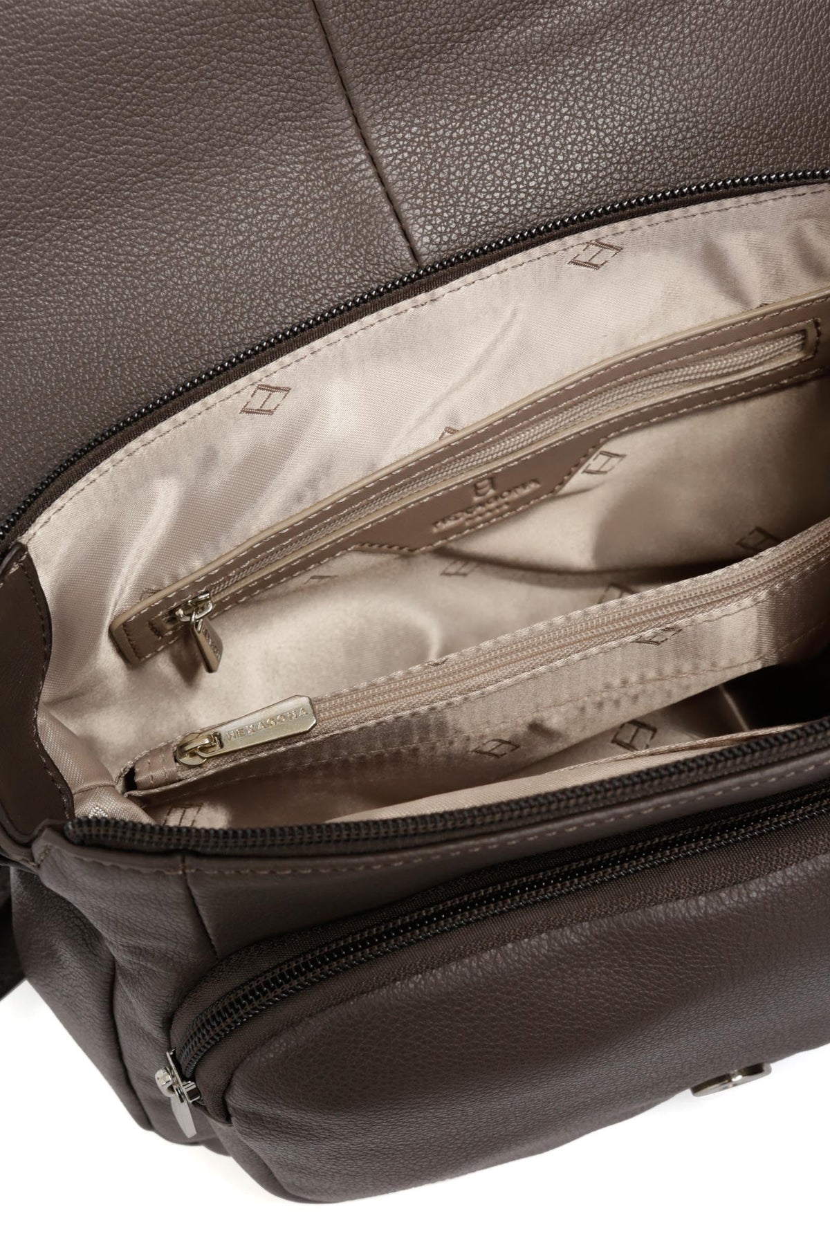 Taupe - HEXAGONA Sac porté travers Confort