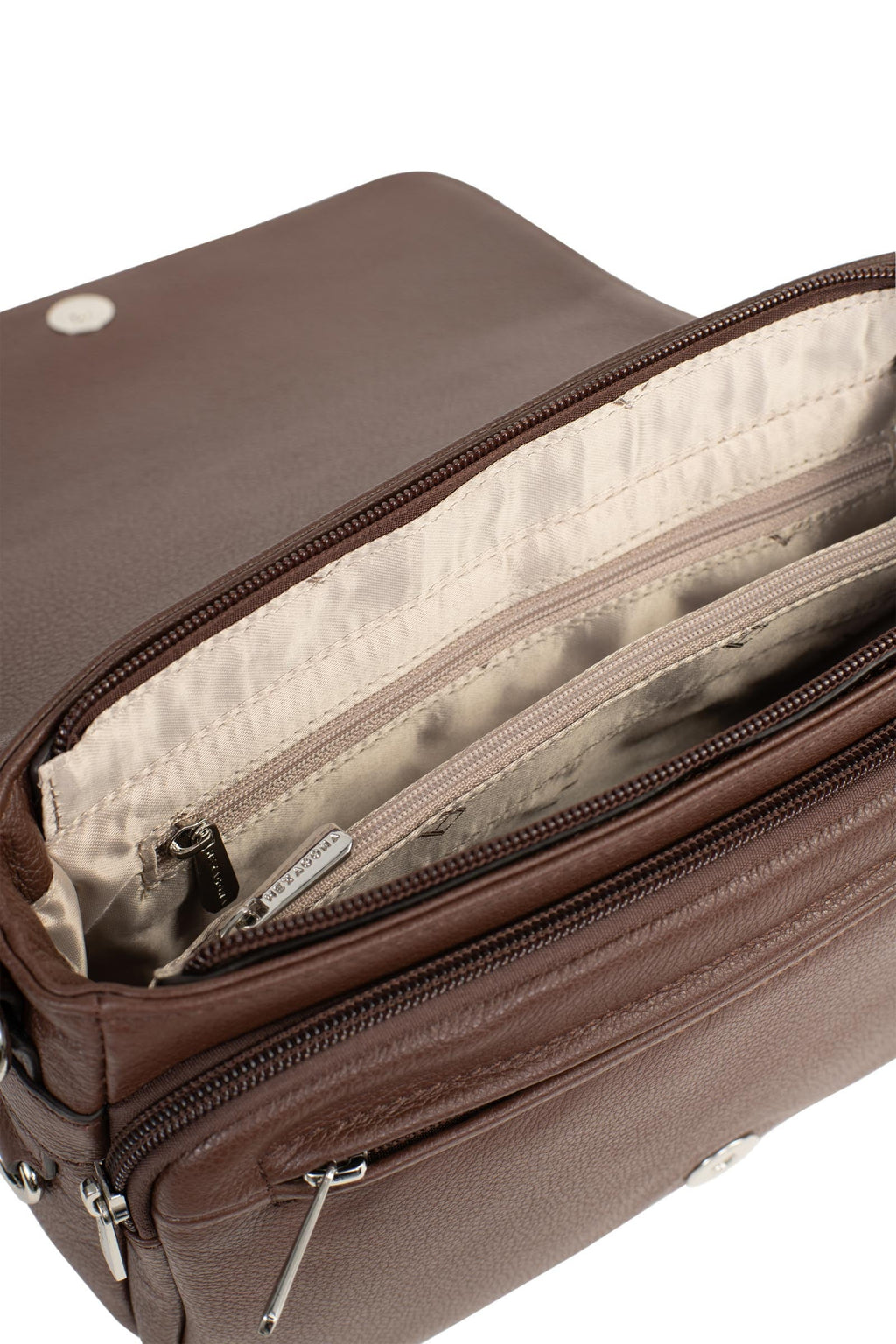 Chocolat - HEXAGONA Sac porté travers Confort