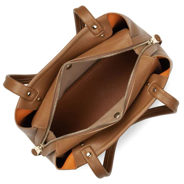 LANCASTER sac cabas foulonné double
