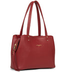 LANCASTER sac cabas épaule foulonné double