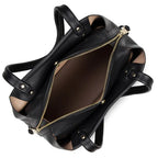 LANCASTER sac cabas épaule foulonné double