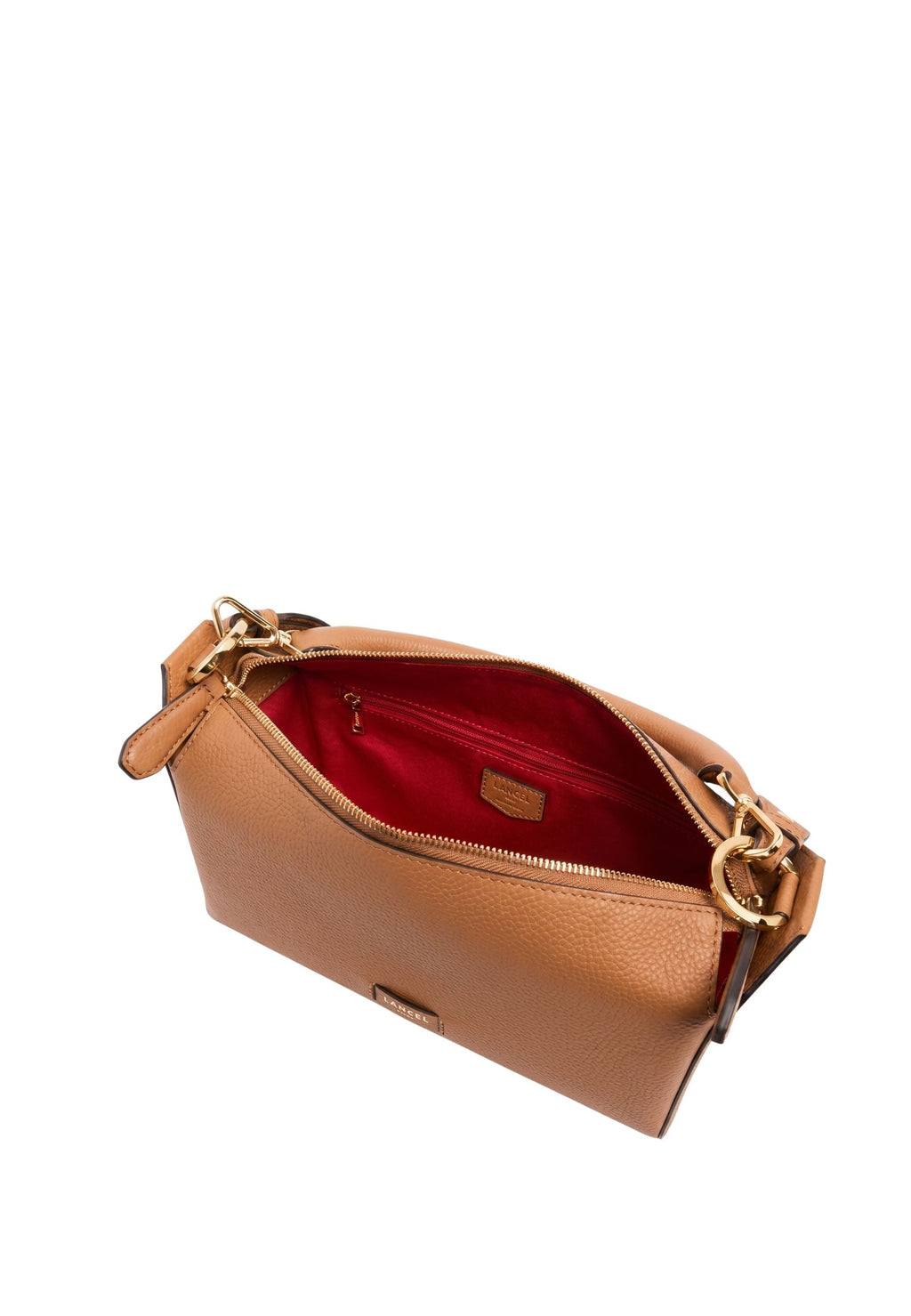 Sac Lancel Louison Hobo M Camel - Intérieur