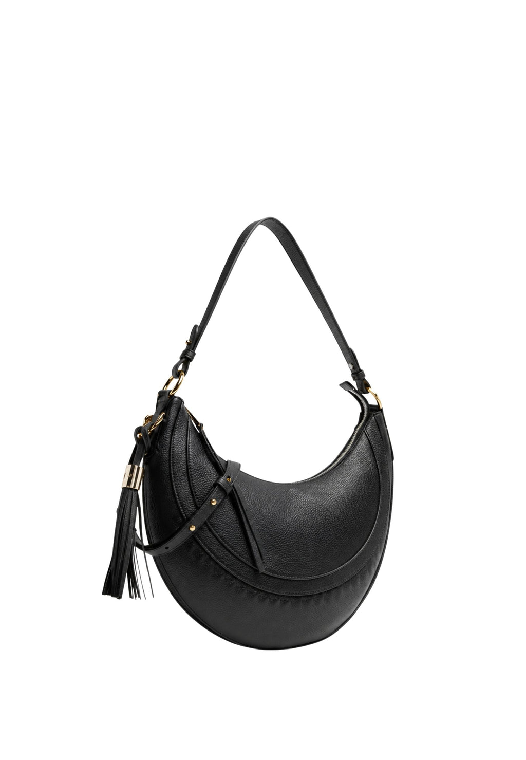 Sac Lancel Hobohème Hobo Zip M Noir - Intérieur
