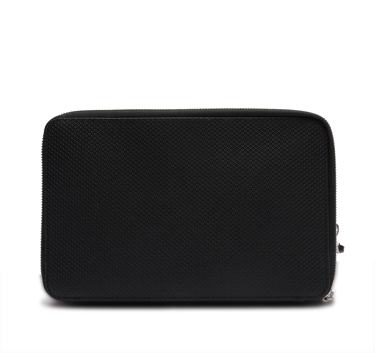 LACOSTE Trousse zippée Chantaco en cuir piqué