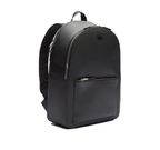 LACOSTE SAC À DOS CHANTACO EN CUIR PIQUÉ EMBOSSÉ MAT
