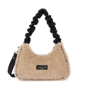 Beige Noir - LANCASTER Sac besace Moumoute