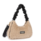 Beige Noir - LANCASTER Sac besace Moumoute