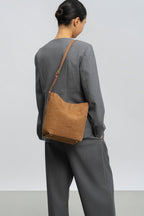 Camel - LANCASTER Sac seau Suède