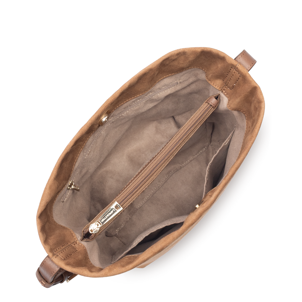 Camel - LANCASTER Sac seau Suède