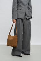 Camel - LANCASTER Sac seau Suède