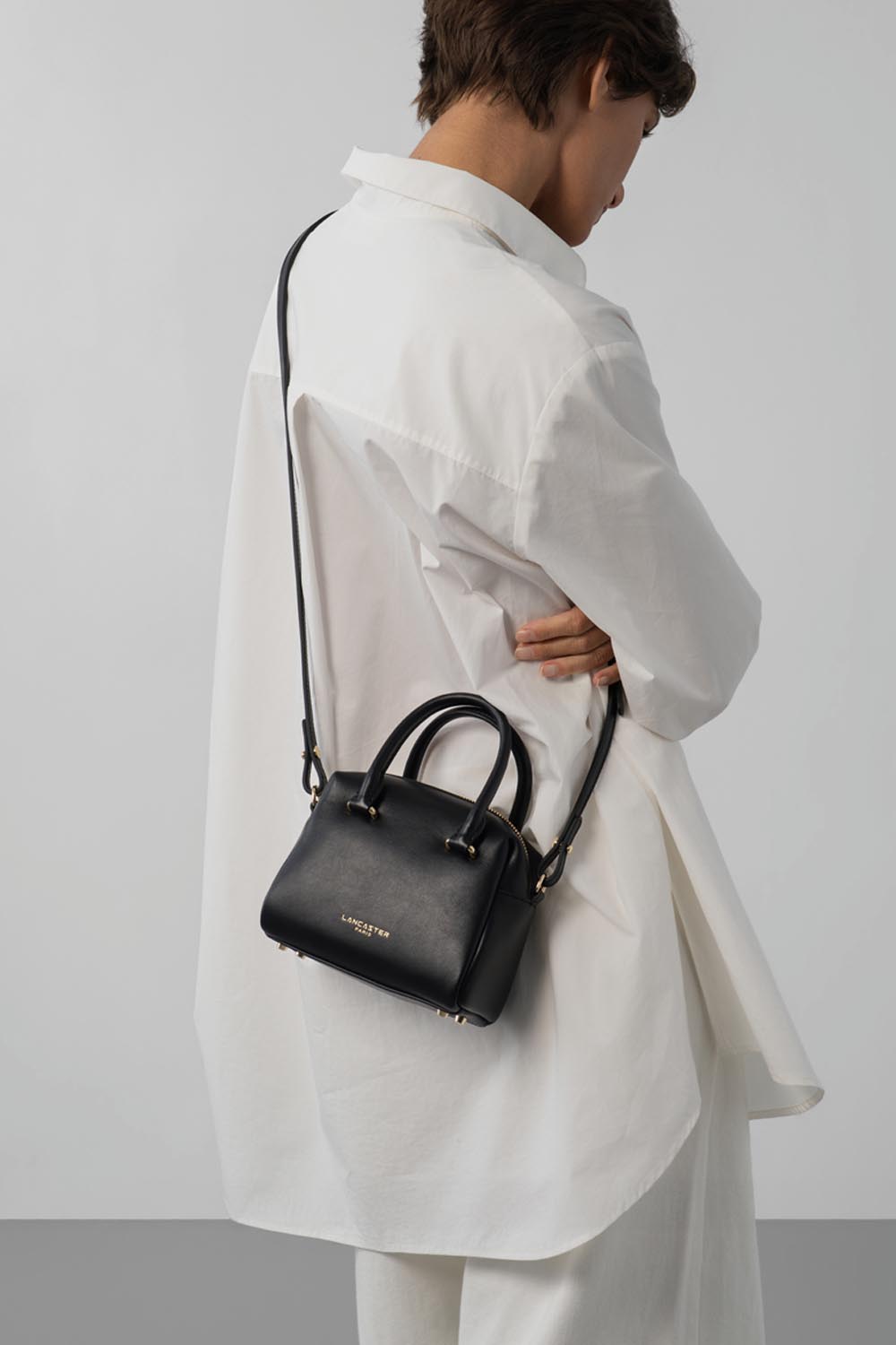 Noir - LANCASTER Mini sac à main Donna Cube