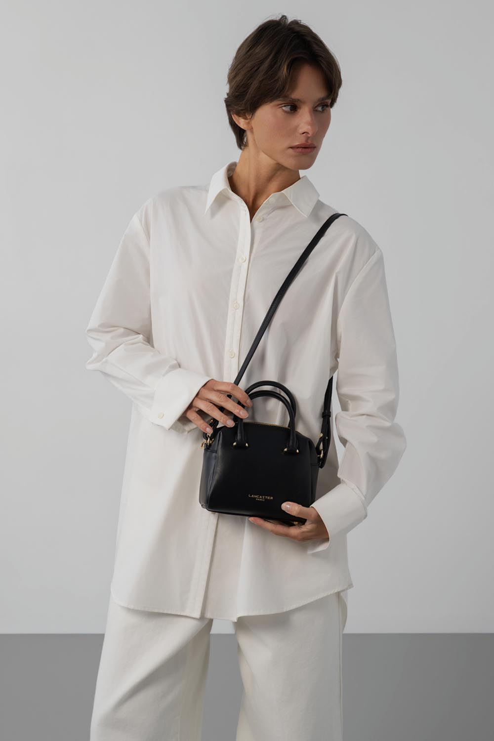 Noir - LANCASTER Mini sac à main Donna Cube