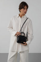 Noir - LANCASTER Mini sac à main Donna Cube