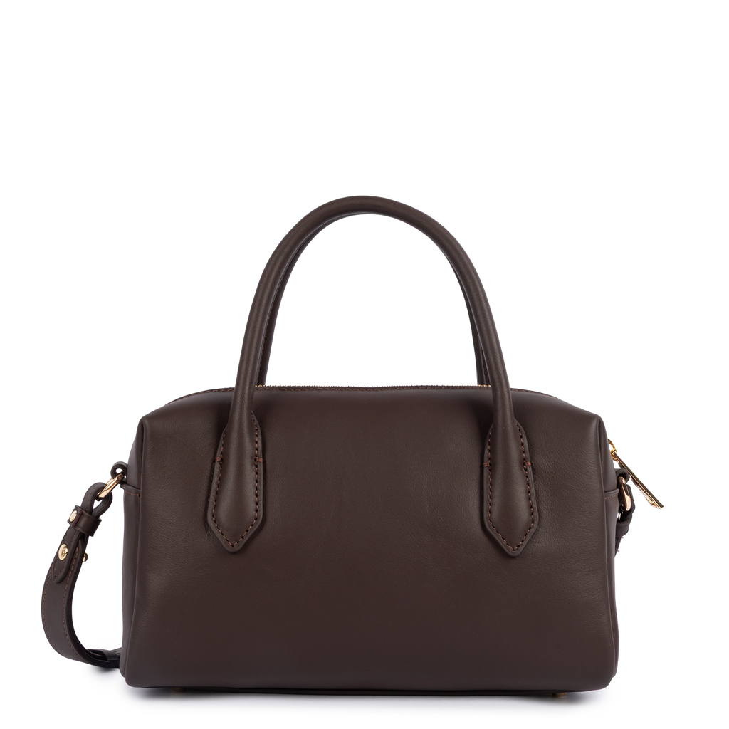 Marron Foncé - LANCASTER Sac à main Donna Cube