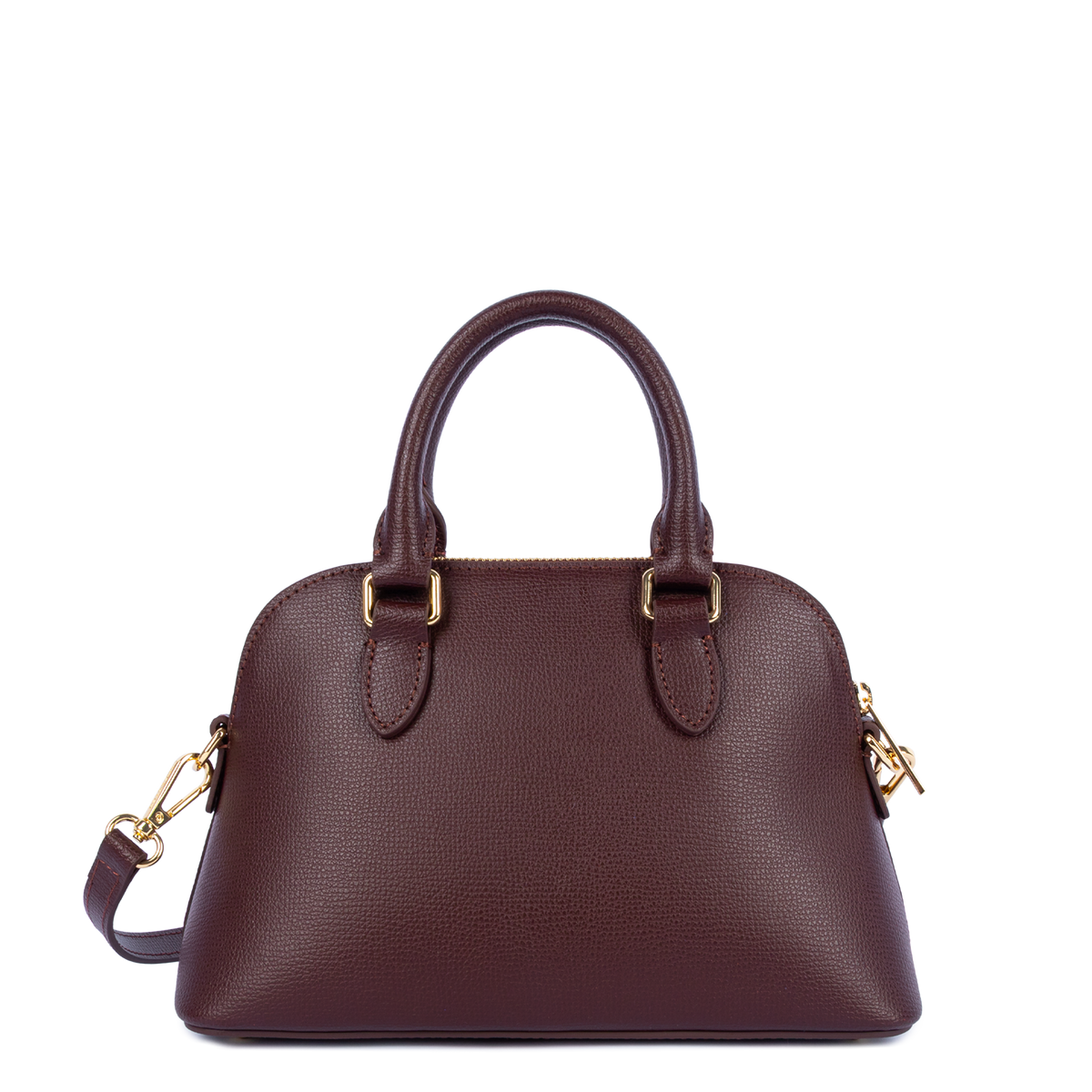 Bordeaux foncé - LANCASTER Sac demi lune Zippé M Sierra Jia