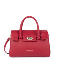 Rouge - LANCASTER Sac à main à rabat avec fermoir S Milano Cosmos