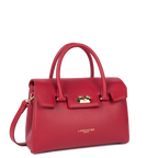 Rouge - LANCASTER Sac à main à rabat avec fermoir S Milano Cosmos