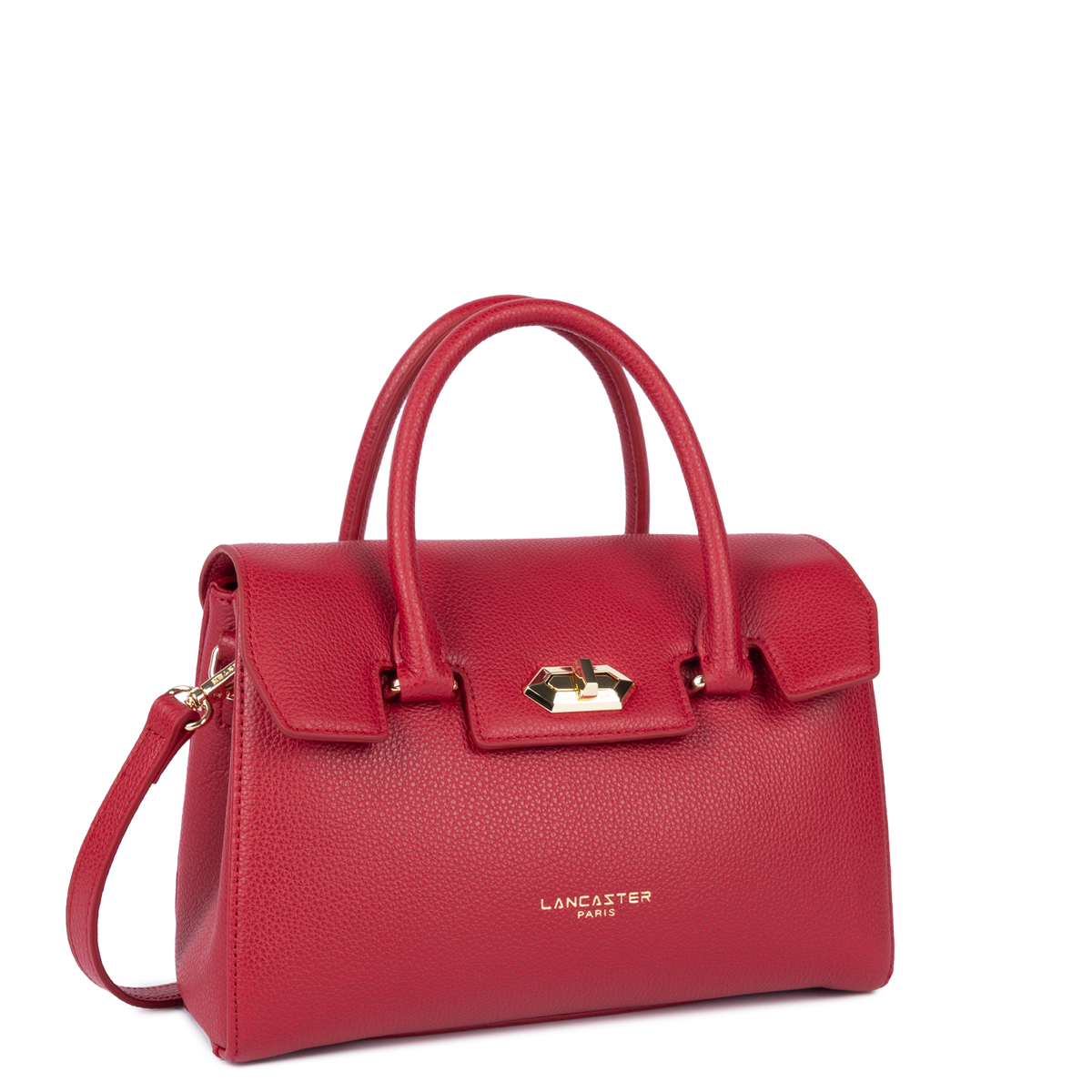 Rouge - LANCASTER Sac à main à rabat avec fermoir S Milano Cosmos
