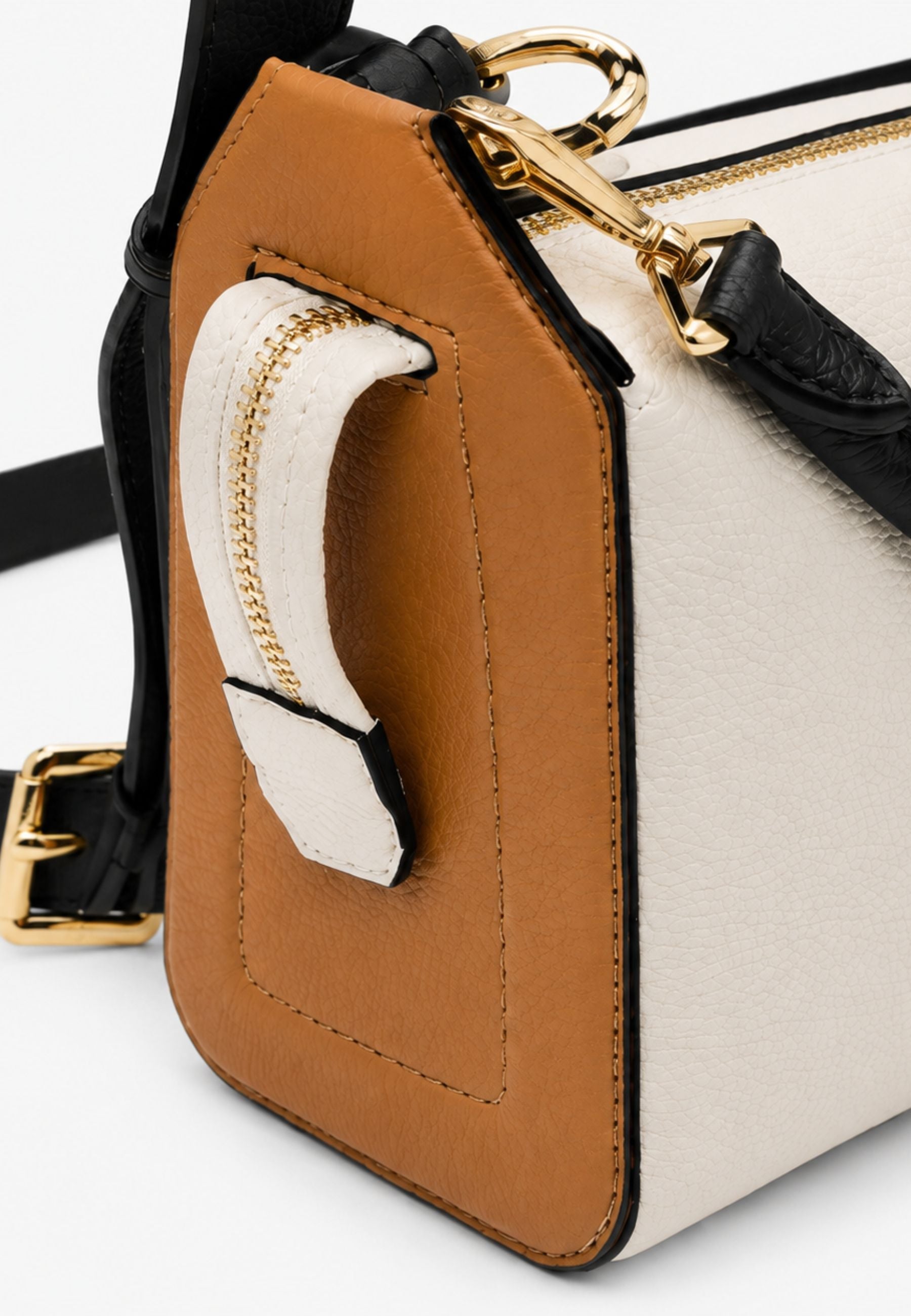 Sac Lancel Louison Hobo Zip M Neige - Détail