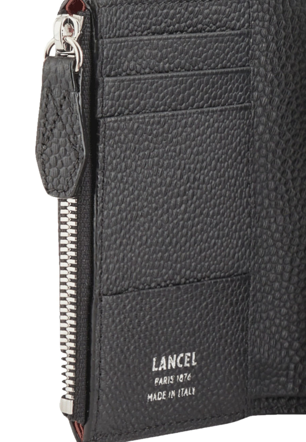 Noir - LANCEL Portefeuille compact médium à rabat Ninon