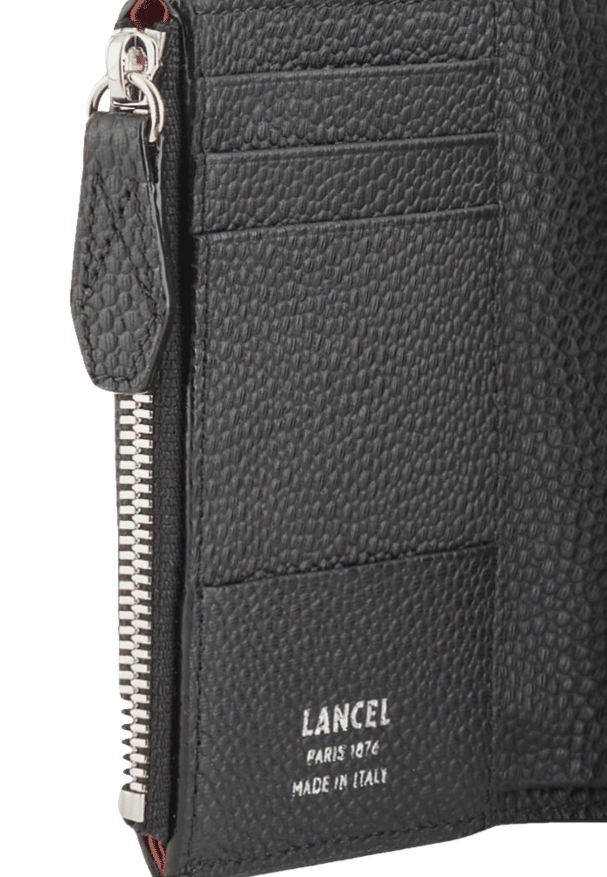 Noir - LANCEL Portefeuille compact médium à rabat Ninon