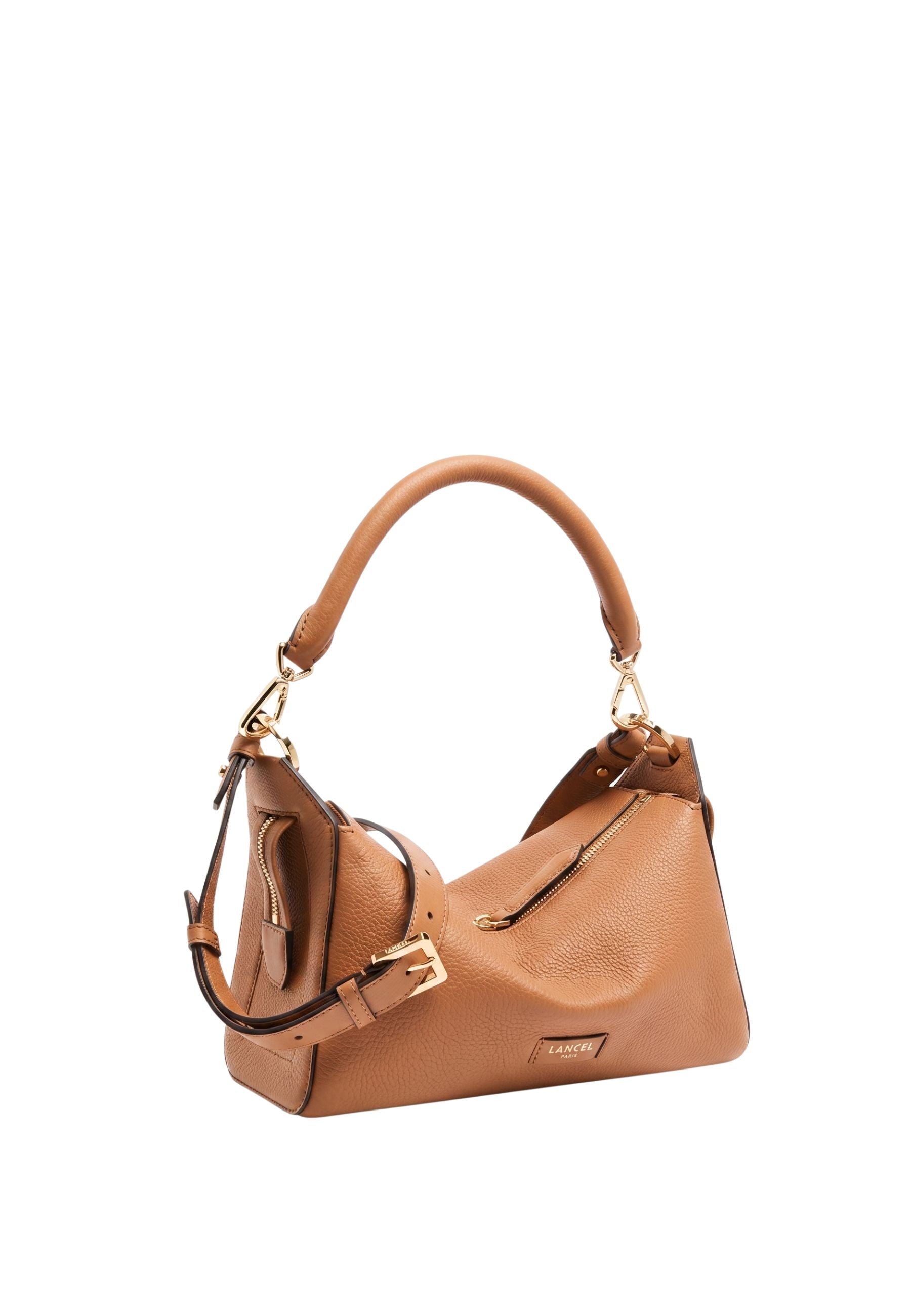 Sac Lancel Louison Hobo M Camel - Détail