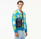 LACOSTE Sacoche Medium zippée LCST croisée en petit piqué