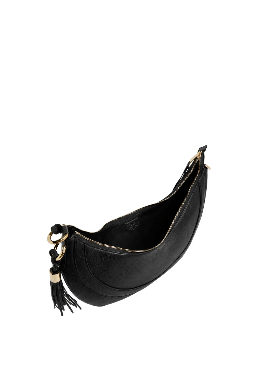 Sac Lancel Hobohème Hobo Zip M Noir - Détail