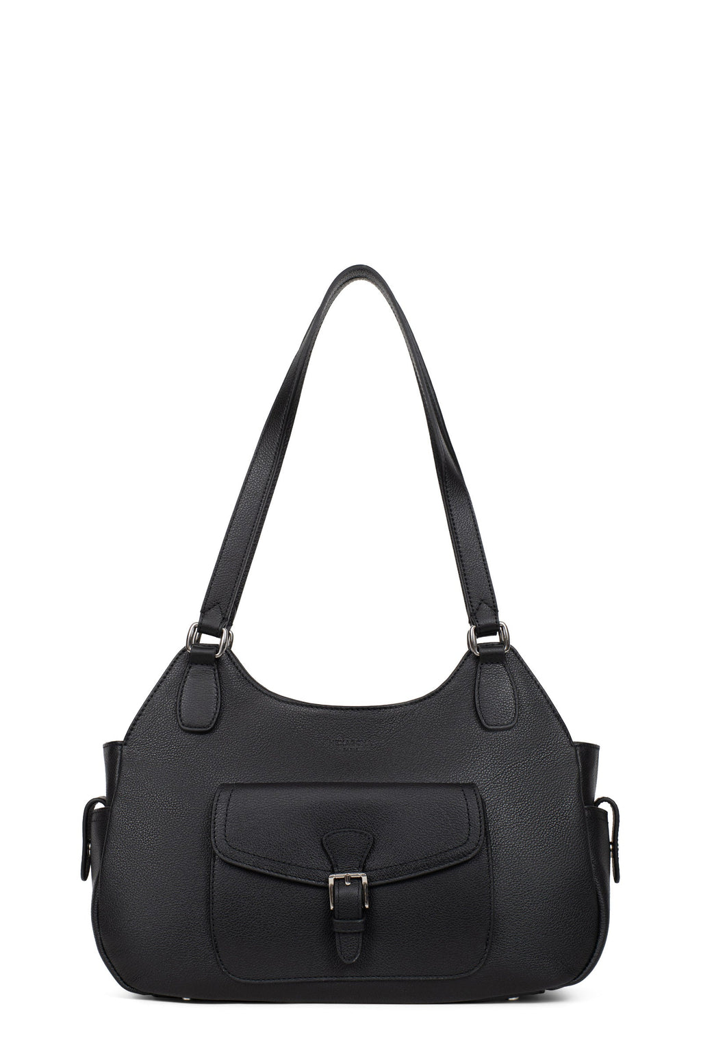 Noir - HEXAGONA Sac porté épaule 2 anses Mirabelle
