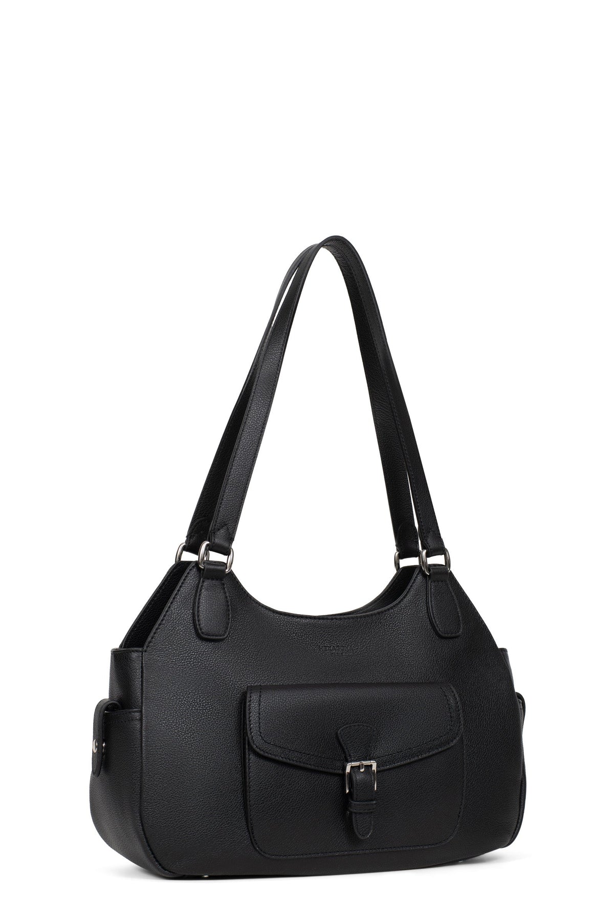 Noir - HEXAGONA Sac porté épaule 2 anses Mirabelle