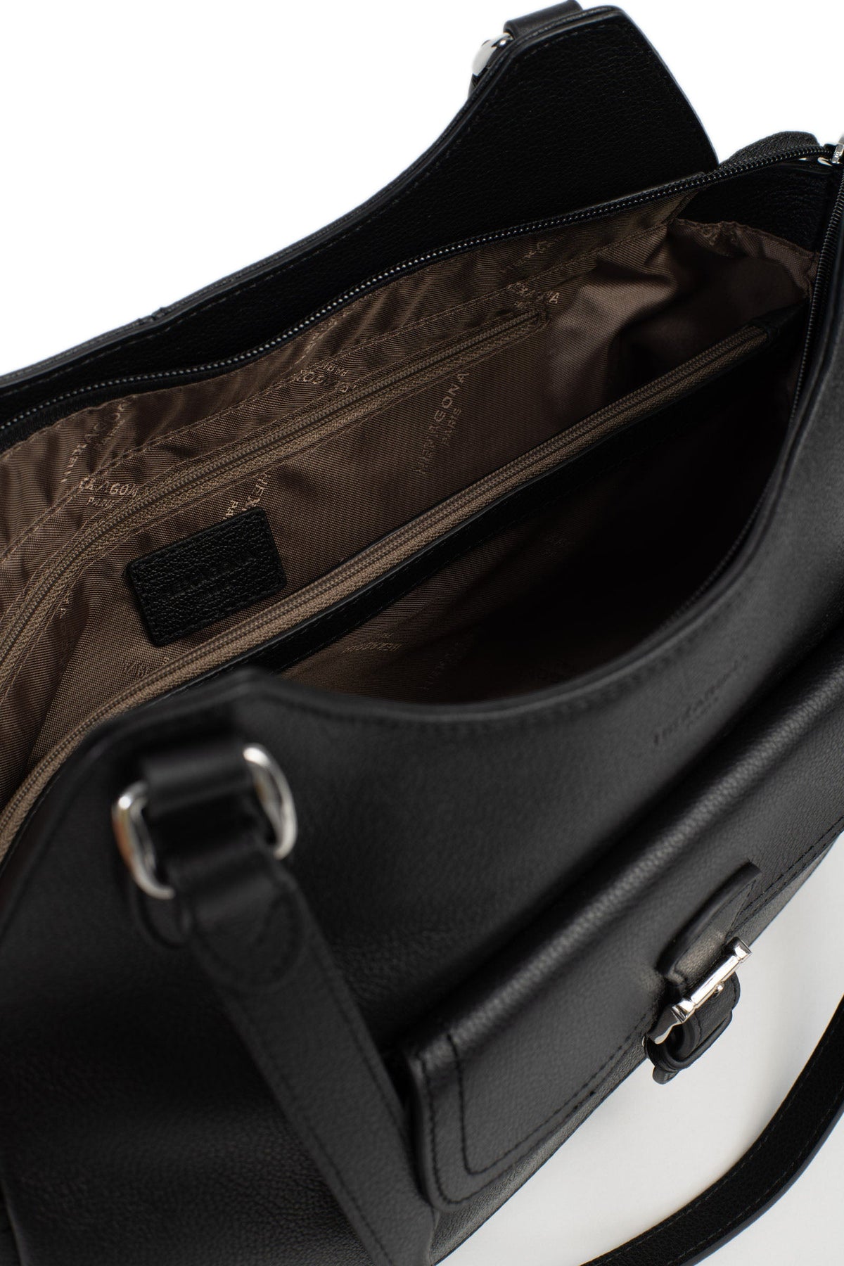 Noir - HEXAGONA Sac porté épaule 2 anses Mirabelle