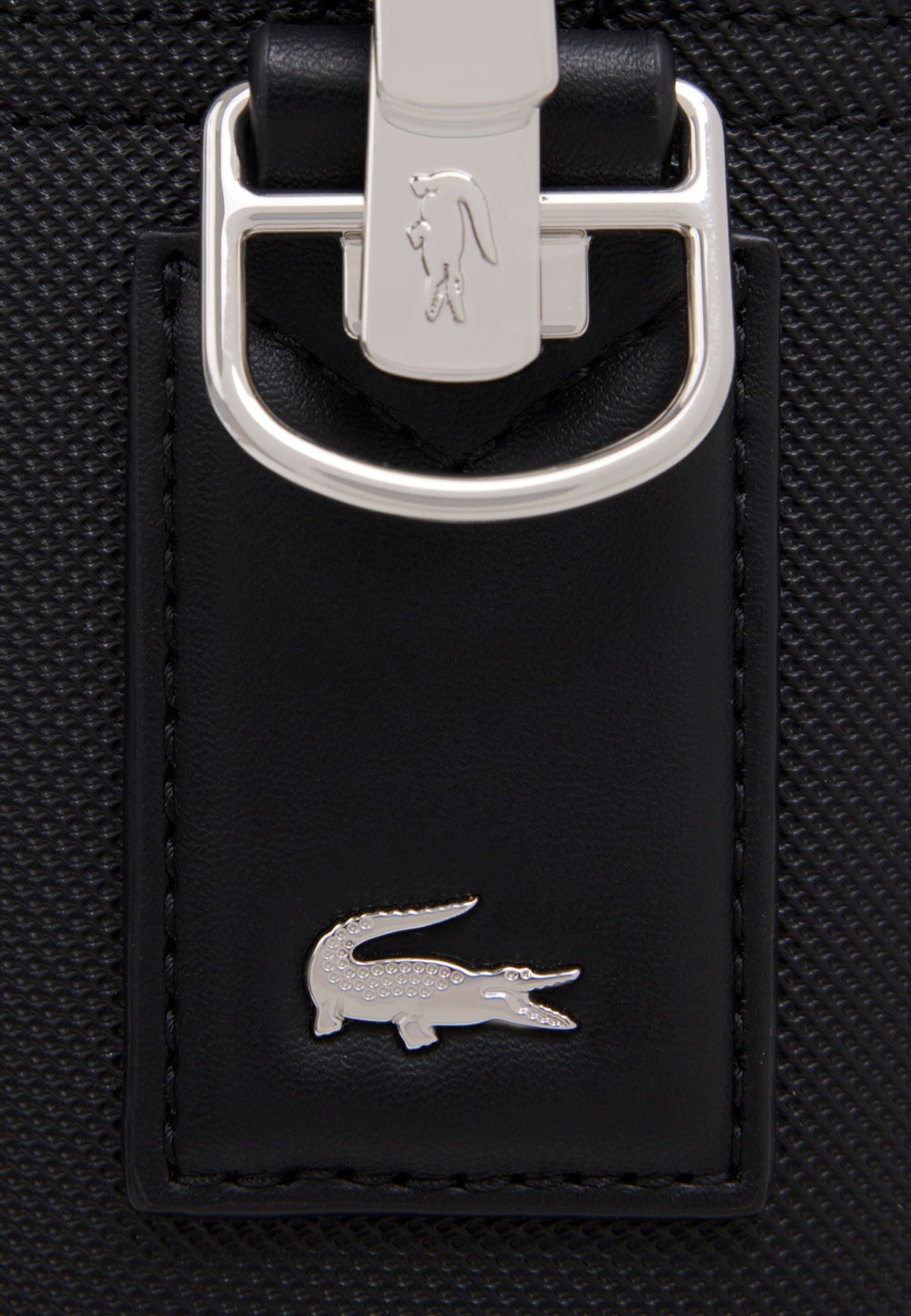Noir - LACOSTE Sac ordinateur Langon en Petit Piqué