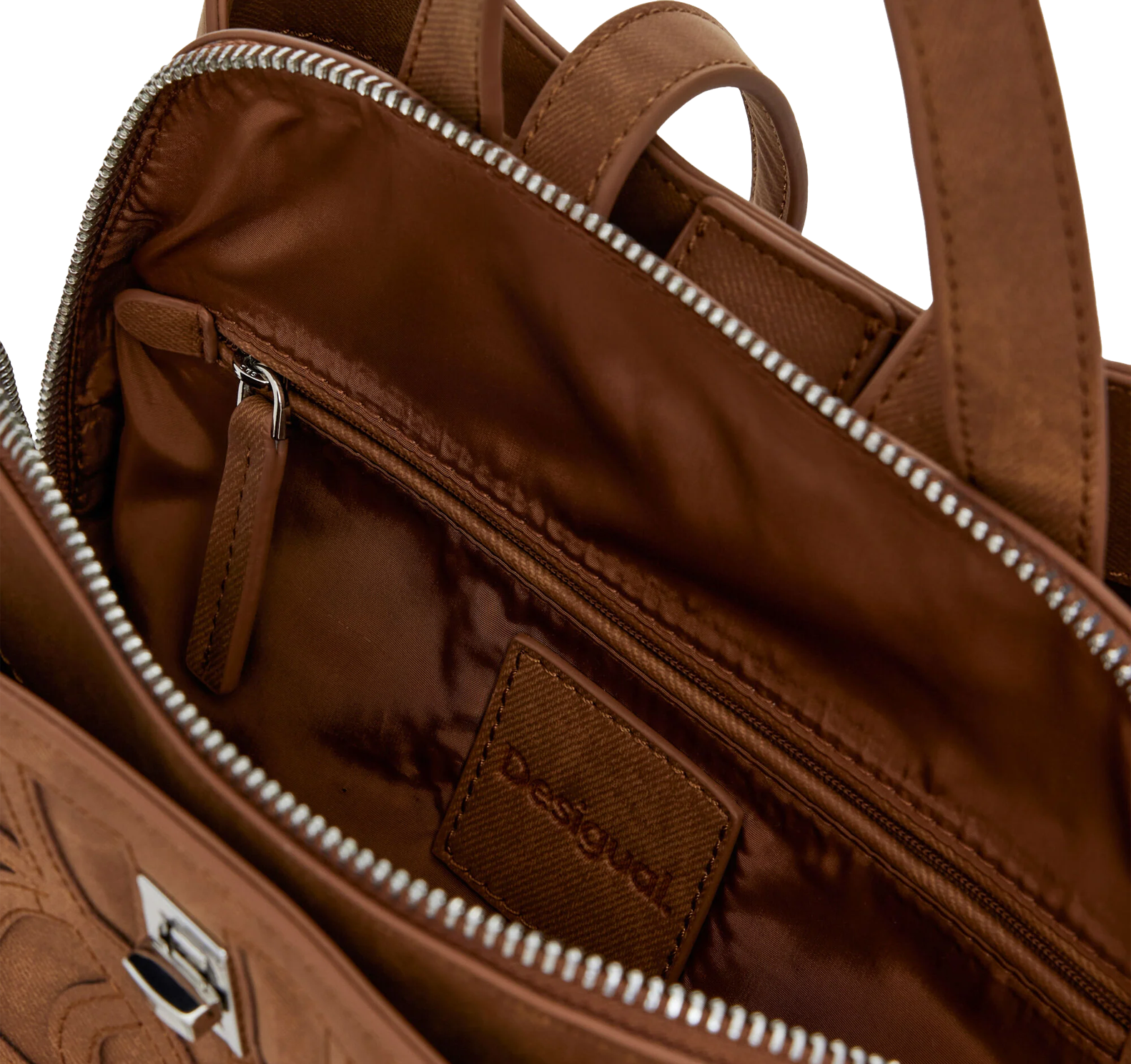 DESIGUAL Mini sac à dos effet cuir