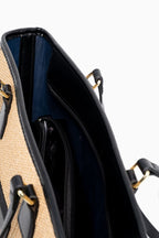 Beige/Noir - TED LAPIDUS Sac porté épaule Nikita