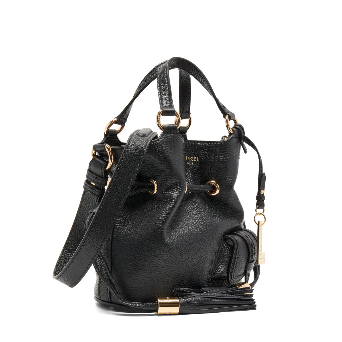 Noir Doré - LANCEL Sac seau Premier Flirt S