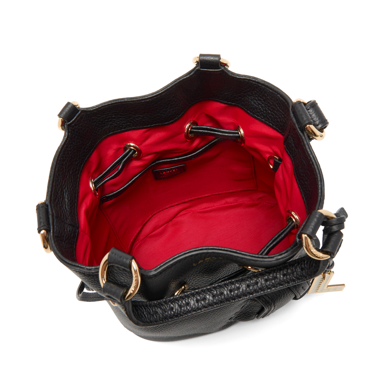 Noir Doré - LANCEL Sac seau Premier Flirt S