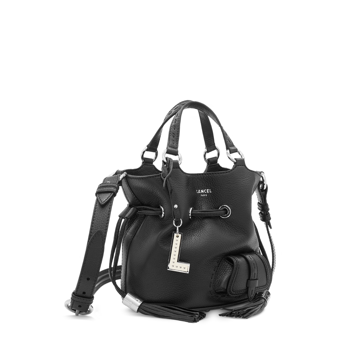 Noir Chromé - LANCEL Sac seau Premier Flirt S