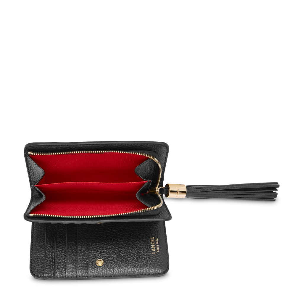Noir - LANCEL Portefeuille rectangulaire compact zippé Premier Flirt