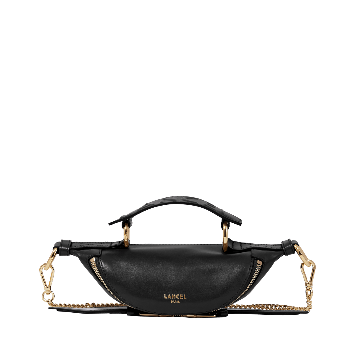 Noir - LANCEL Mini sac porté croisé Origami