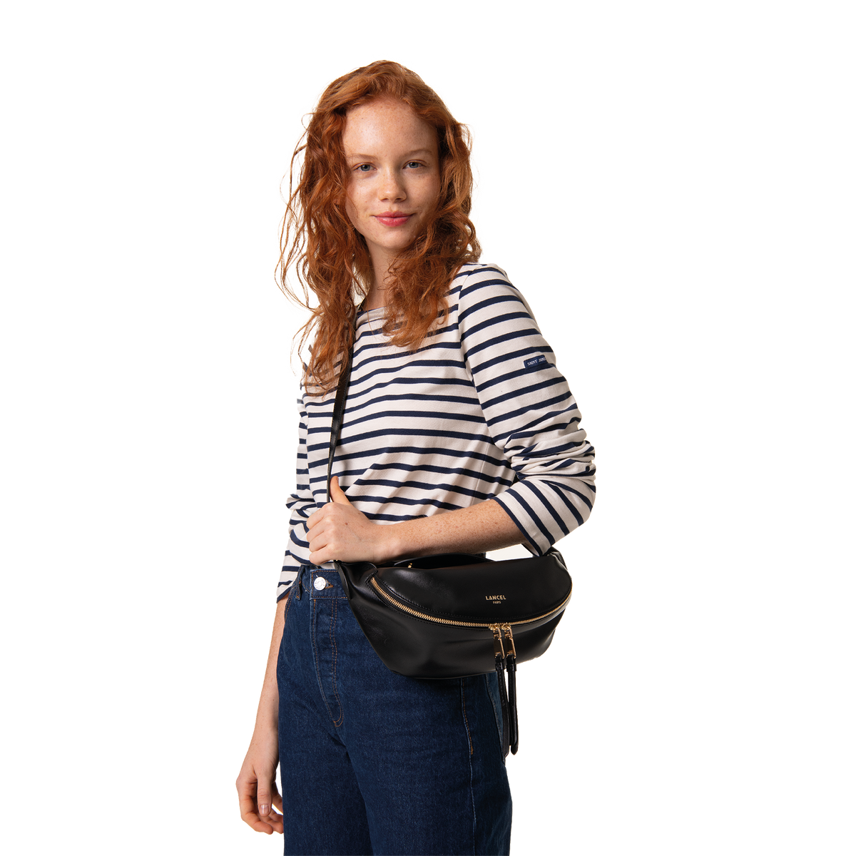 Noir - LANCEL Sac porté croisé S Origami