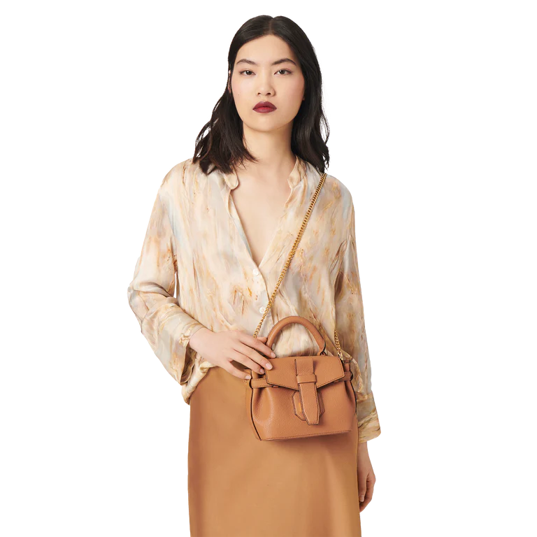 Camel - LANCEL Mini sac à main Charlie