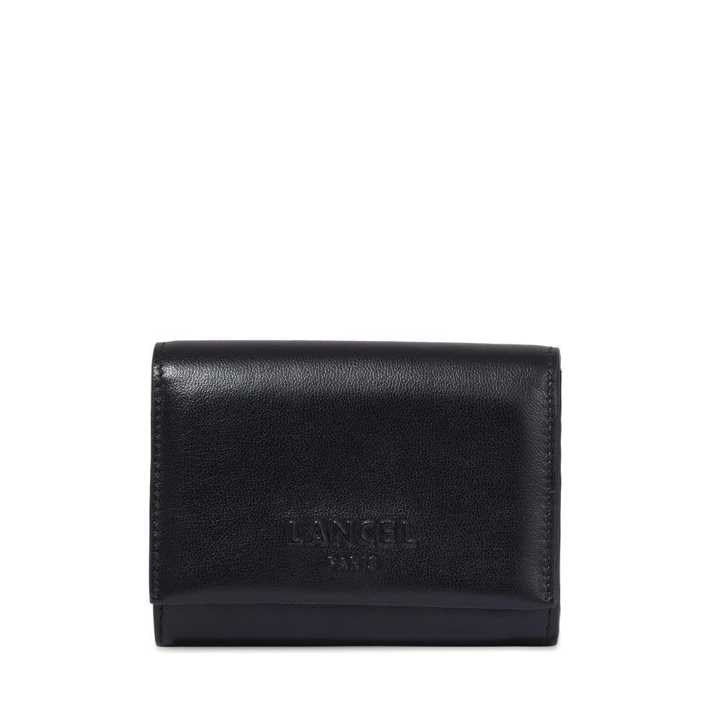 Noir - LANCEL Portefeuille compact à rabat Billie