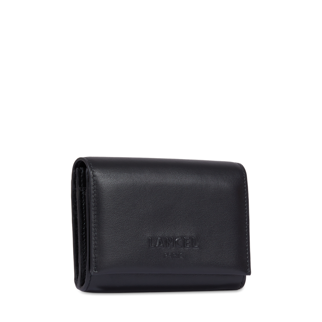 Noir - LANCEL Portefeuille compact à rabat Billie