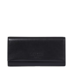 Noir - LANCEL Portefeuille long à rabat Billie