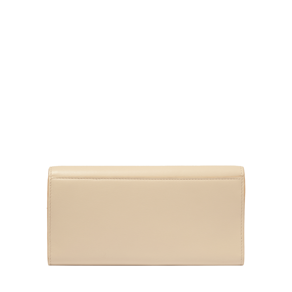 Beige - LANCEL Portefeuille long à rabat Billie